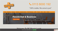 Desktop Screenshot of pcrepairleeds.com